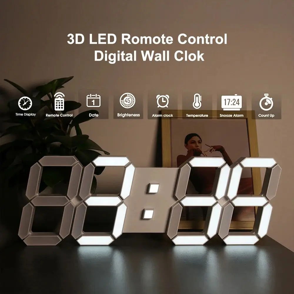 Digital Clock 3D LED