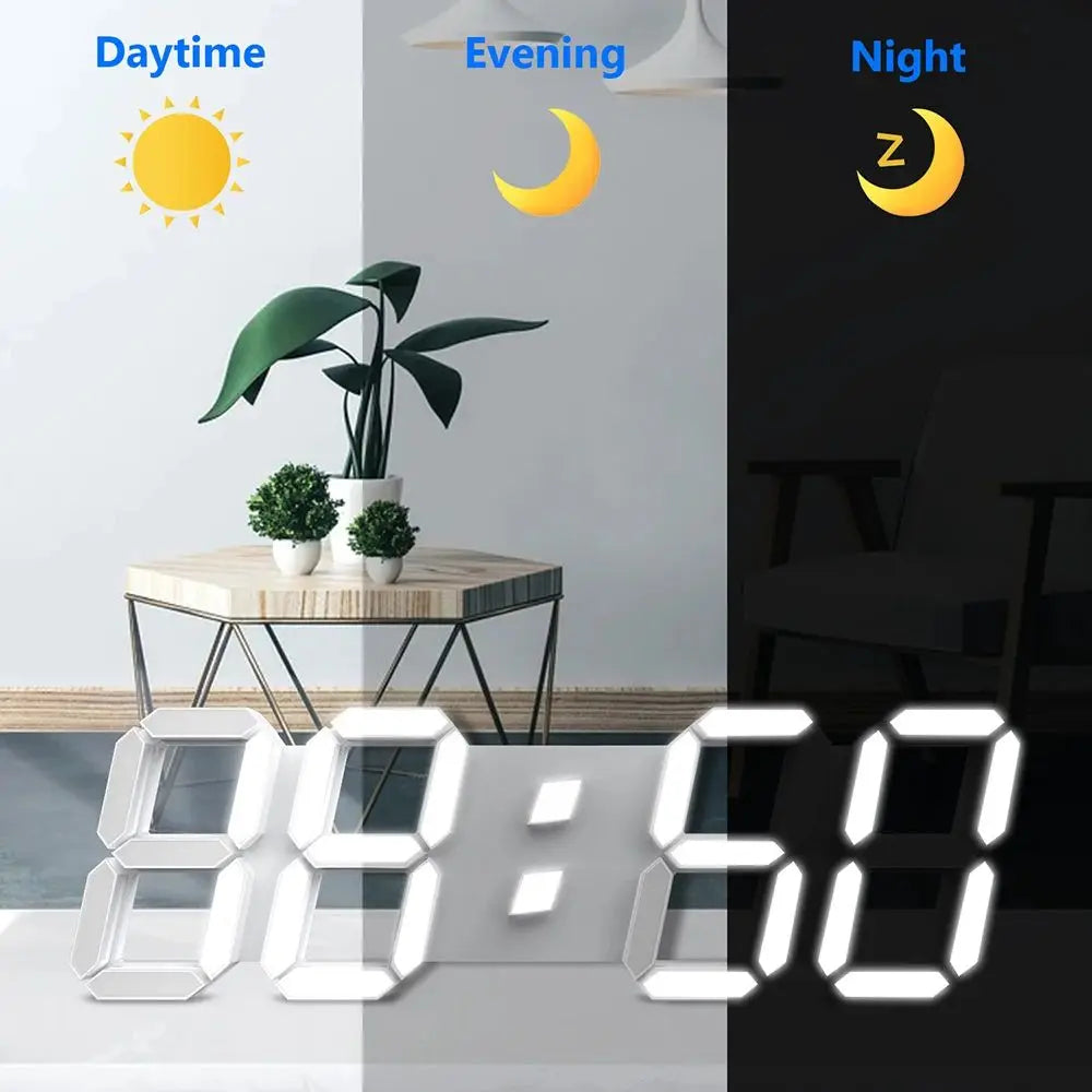 Digital Clock 3D LED
