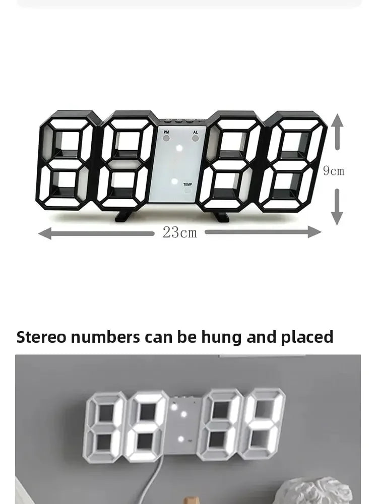 Digital Clock 3D LED