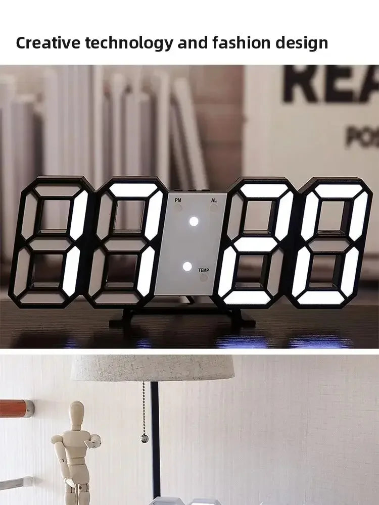Digital Clock 3D LED