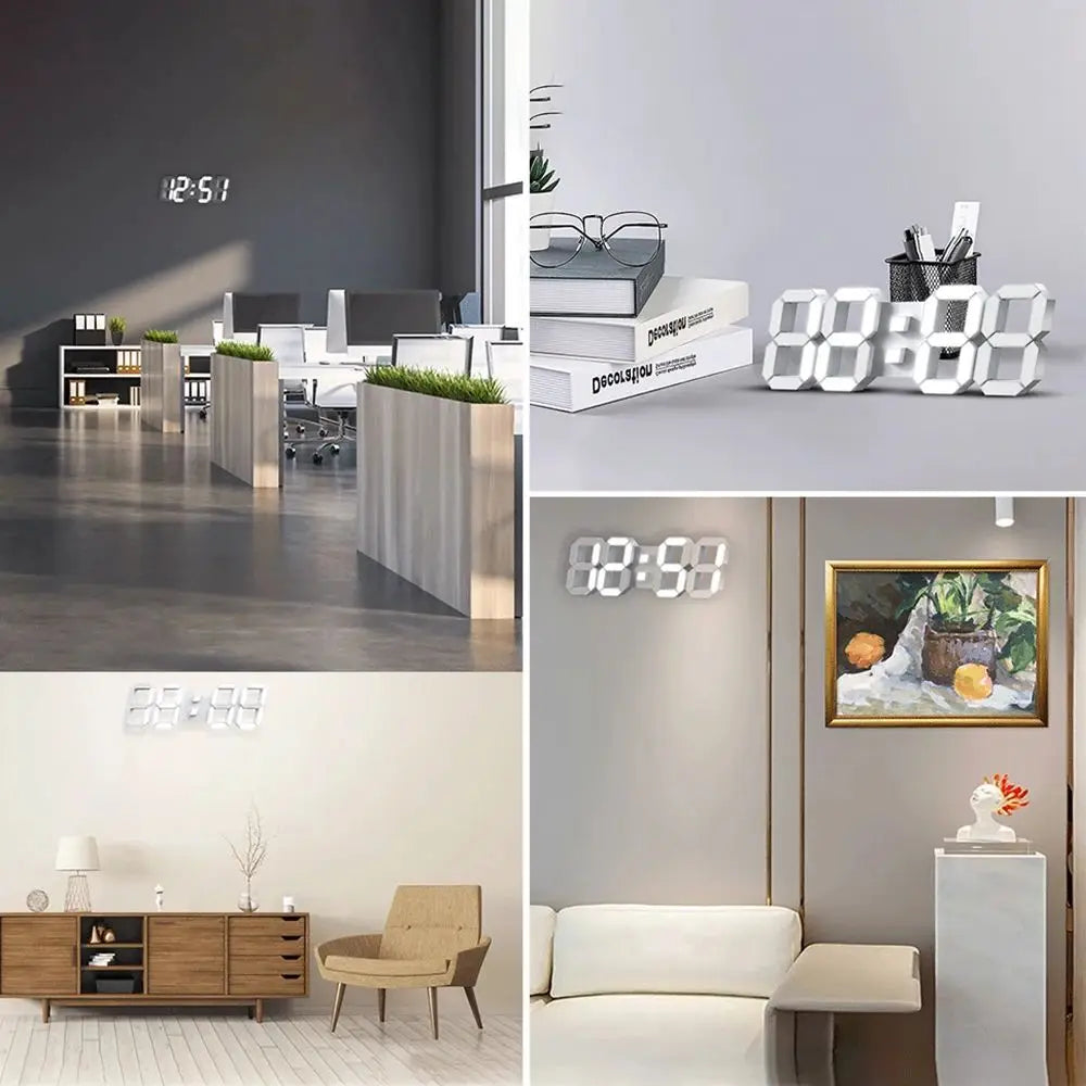 Digital Clock 3D LED